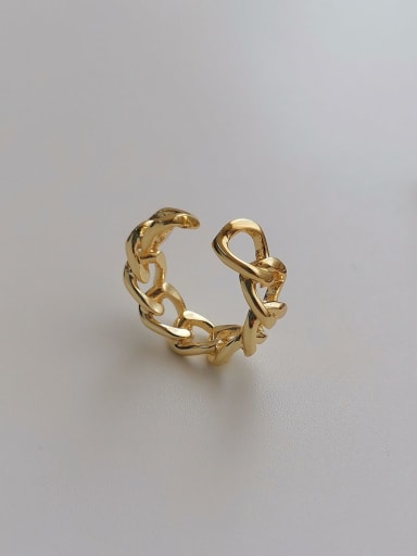 Copper Alloy Geometric Dainty Fashion Ring