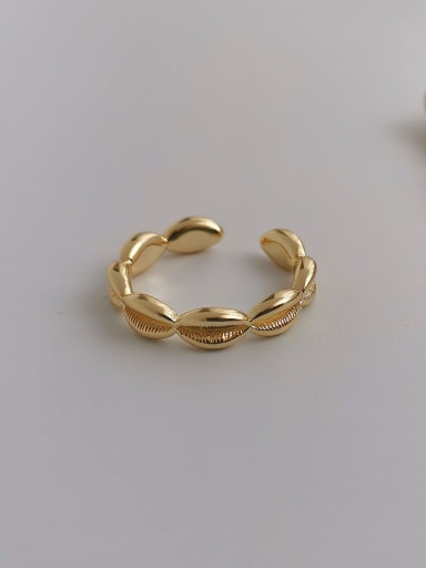 Copper Alloy Flower Minimalist Fashion Ring