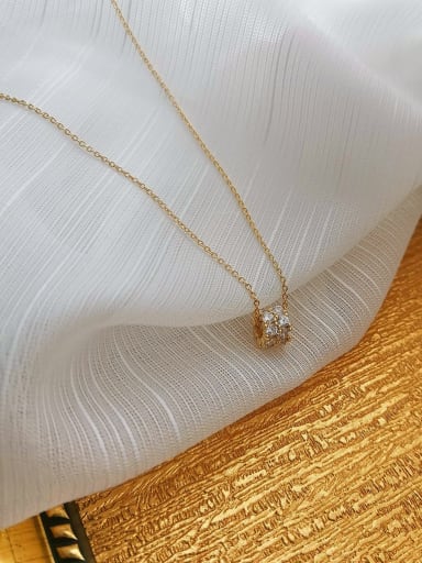 Copper Alloy Locket Dainty Trend Korean Fashion Necklace