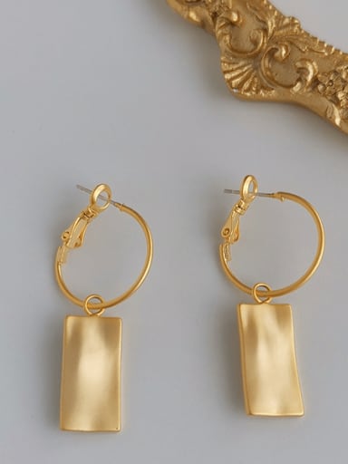 Copper Alloy Gold Geometric Trend Trend Korean Fashion Earring