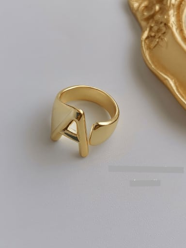 Copper Alloy Number Dainty Fashion Ring