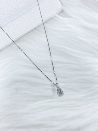 custom 925 Sterling Silver Cubic Zirconia Water Drop Locket Necklace