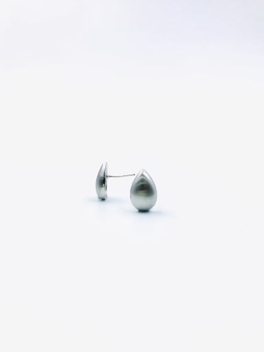 Zinc Alloy Water Drop Minimalist Stud Earring