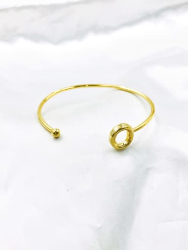 custom Brass Round Trend Cuff Bangle