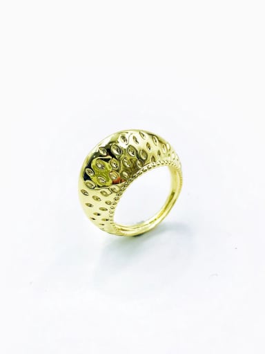 Gold Brass Trend Band Ring