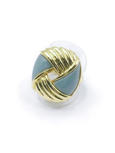 Zinc Alloy Resin Blue Classic Band Ring