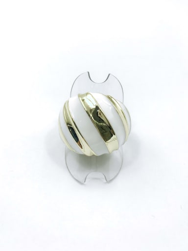 Zinc Alloy Enamel Vertical Stripe Minimalist Band Ring
