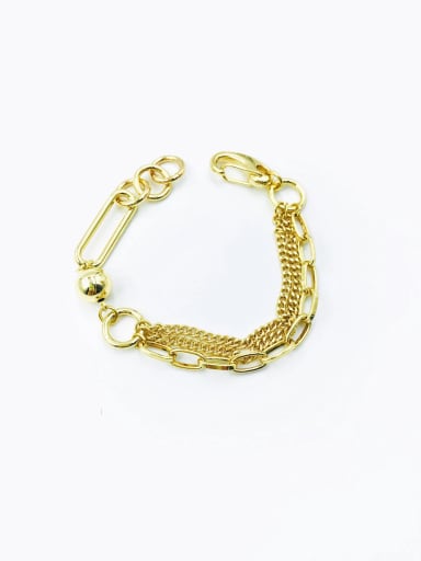 Zinc Alloy Minimalist Link Bracelet
