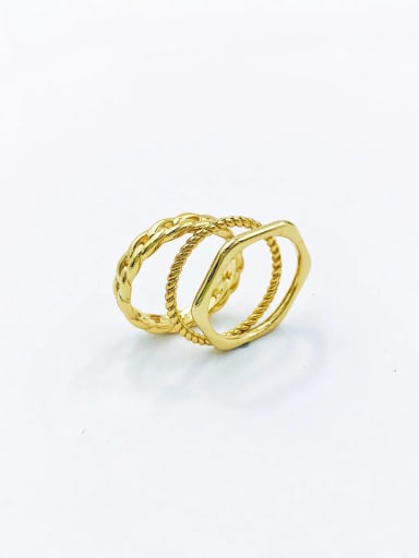 custom Brass Trend Stackable Ring
