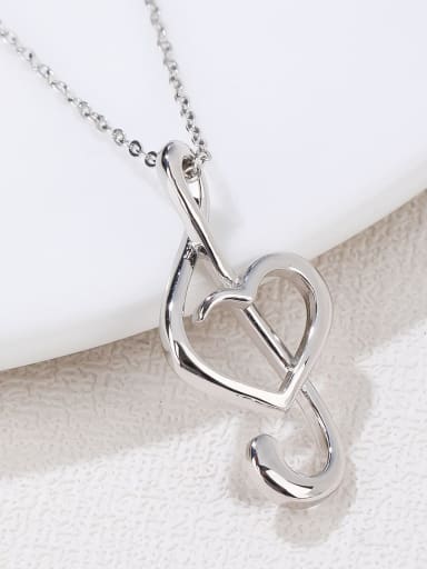 925 Sterling Silver Minimalist Initials Necklace