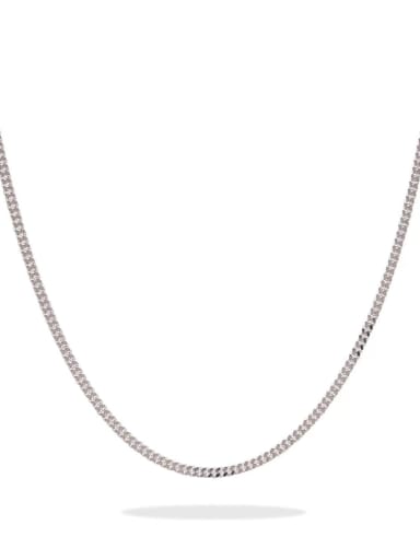 white45CM3MM8.3g 925 Sterling Silver Minimalist Cable Chain