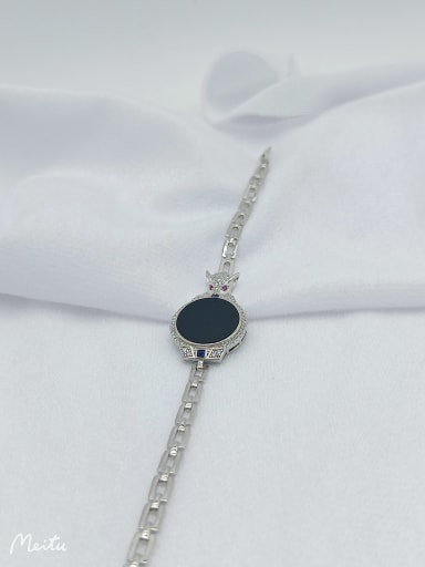 925 Sterling Silver Shell White Minimalist Adjustable Bracelet