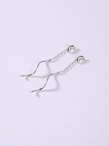 925 Sterling Silver Minimalist Threader Earring