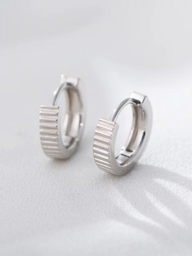 925 Sterling Silver Minimalist Clip Earring