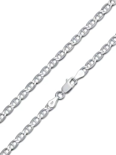 White45CM 925 Sterling Silver Minimalist Chain