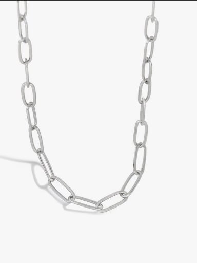 White48CM 925 Sterling Silver Minimalist Chain