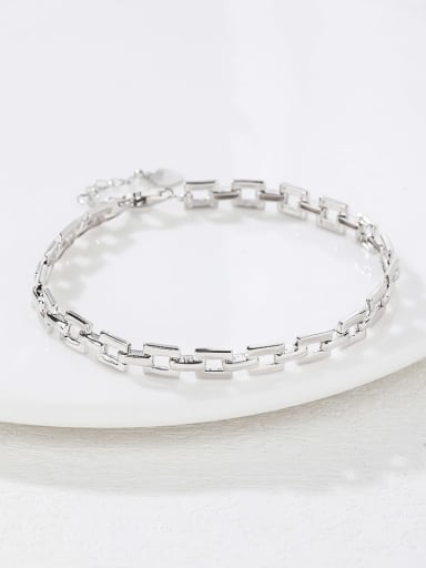 925 Sterling Silver Minimalist Adjustable Bracelet