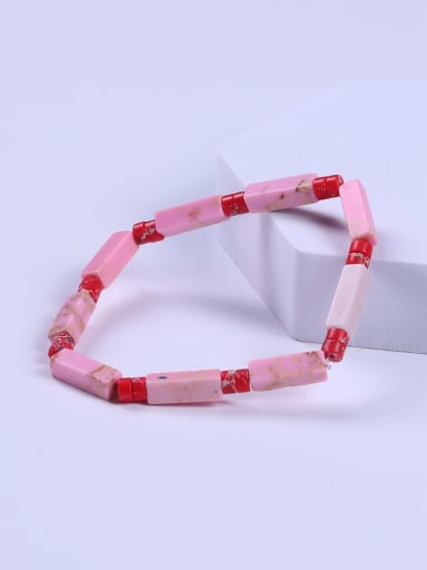 Porcelain Multi Color Minimalist Handmade Beaded Bracelet