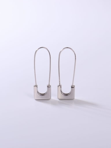 925 Sterling Silver Minimalist Drop Earring