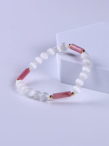 Crystal Multi Color Minimalist Handmade Beaded Bracelet