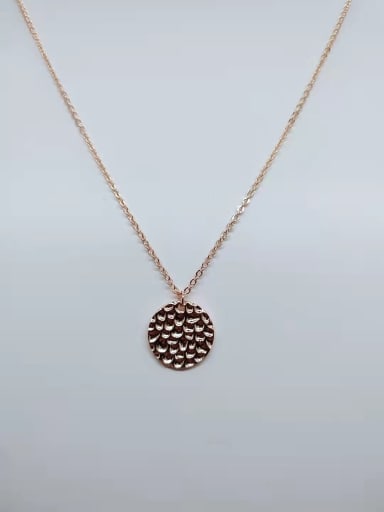 Copper Minimalist Lariat Necklace