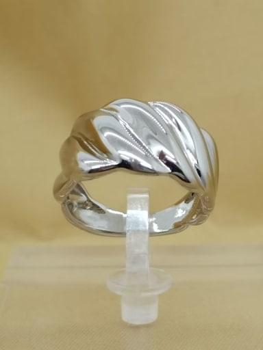925 Sterling Silver Irregular Luxury Band Ring