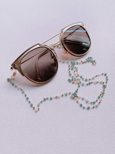 Natural Gemstone Crystal Beads Chain Handmade Sunglass Chains