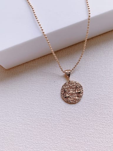 Brass Constellation Minimalist Beads Chain Necklace
