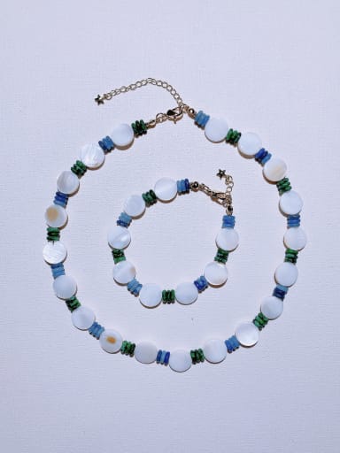 Natural  Gemstone Crystal Beads  Handmade Beaded Bracelet