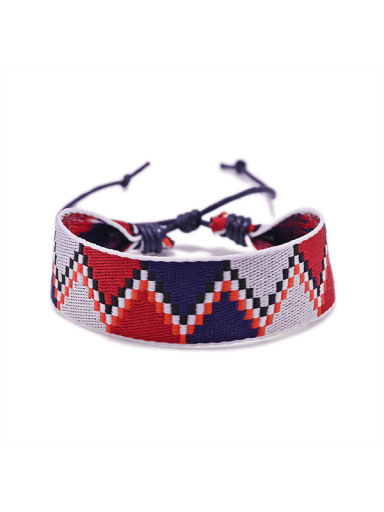 custom Cotton Rope Irregular Ethnic Handmade Weave Bracelet