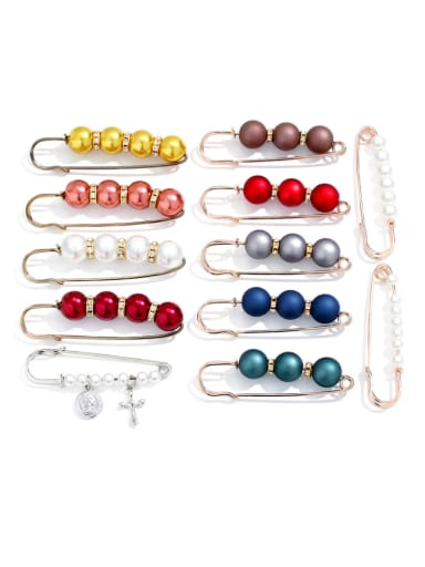 Alloy With Gold Plated Trendy clip Brooches