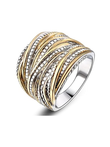 Alloy With Antique Gold Plated Vintage Rings