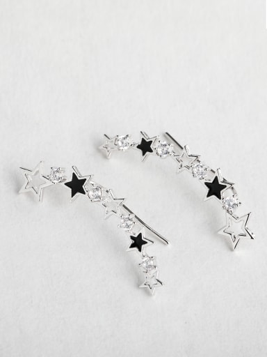 Zircon Star earrings