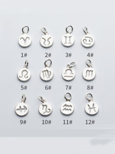 925 Sterling Silver With Silver Plated Trendy constellation Charms