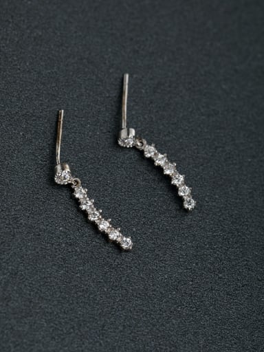 One character type Pendant 925 silver Stud earrings