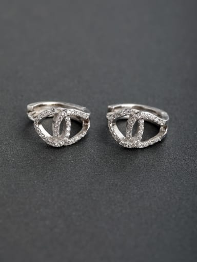 Classic 925 silver Stud earrings
