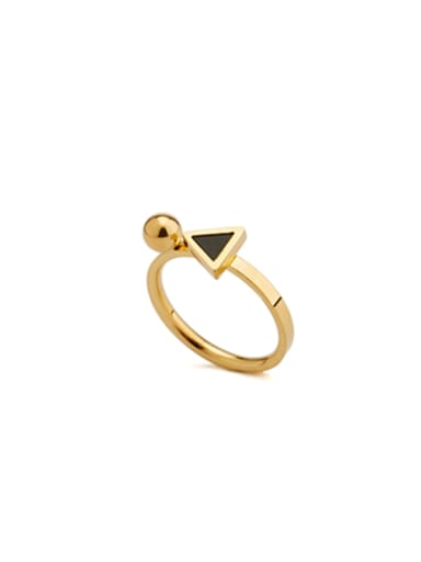 Model No 1000003840 Gold color Gold Plated Stainless steel  Ring