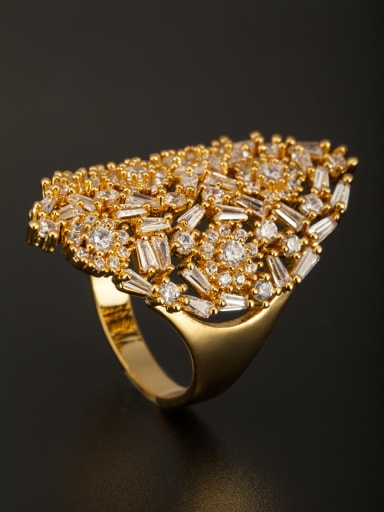 GODKI Luxury Women Wedding Dubai Model No 1000002921 Mother's Initial White Ring with Zircon
