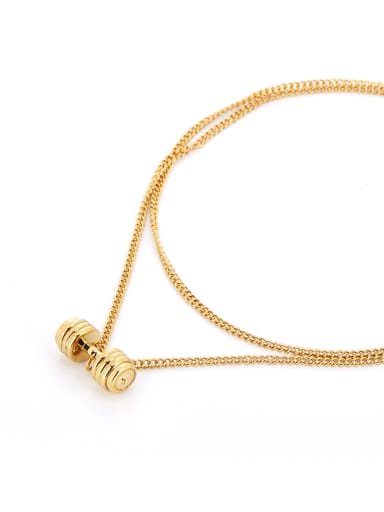 The new Gold Plated Titanium Personalized necklace with Gold