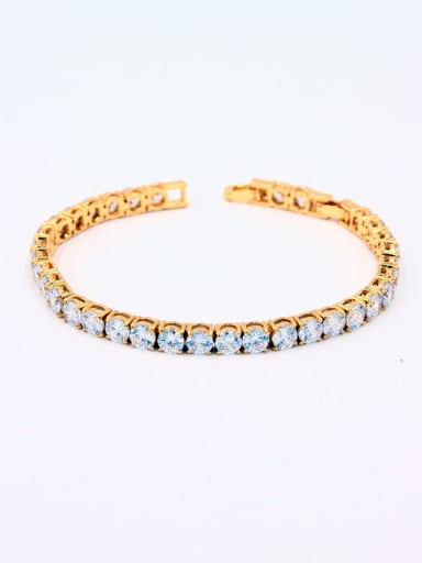 style with Gold Plated Copper Zircon Bangl