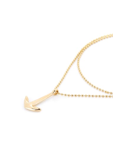 Gold Hook Youself ! Gold Plated Titanium  necklace