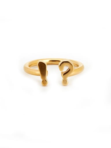Gold Personalized Youself ! Gold Plated Titanium  Band band ring