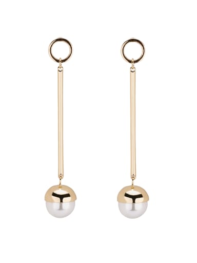 Model No X1000003798 style with Gold Plated Zinc Alloy Drop drop Earring