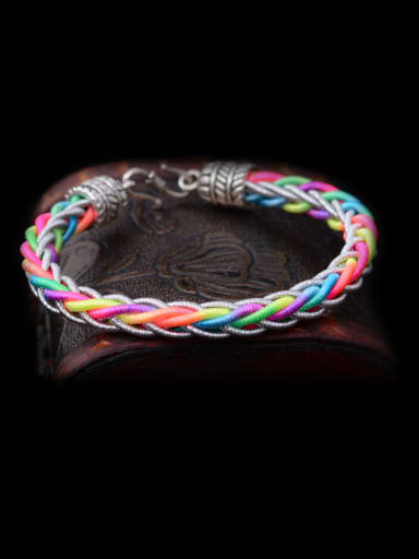 Handmade The new  Chinlon  Bracelet with Multi-Color