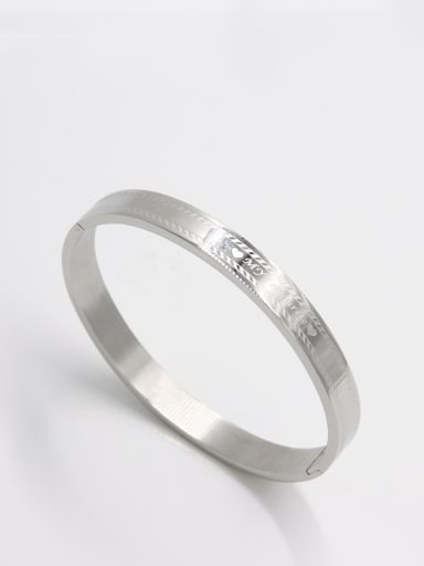 Stainless steel   Bangle   63MMX55MM