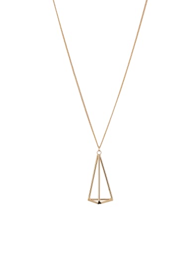 Fashion Gold Plated Zinc Alloy necklace
