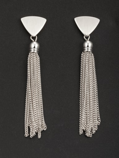 Fashion Platinum Plated Copper chain Drop drop Earring