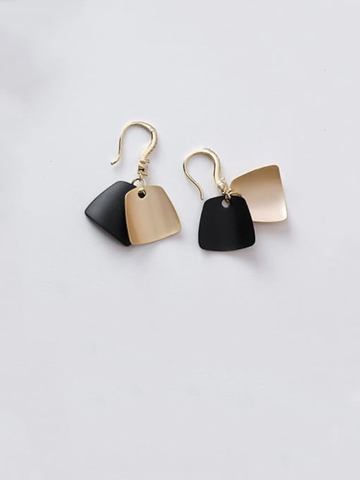 gold Alloy With Gold Plated Fashion Geometric Hook Earrings