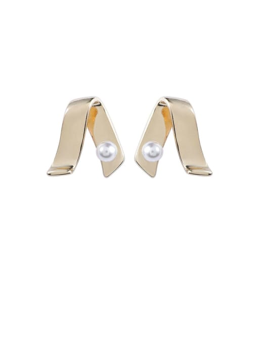 gold Alloy With Gold Plated Fashion Irregular Stud Earrings
