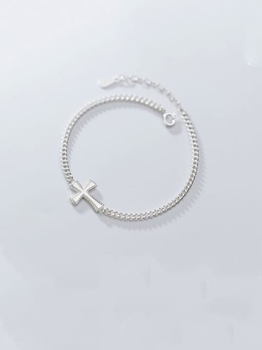 Rosh 925 Sterling Silver With Gold Plated Fashion Cross Bracelets 2